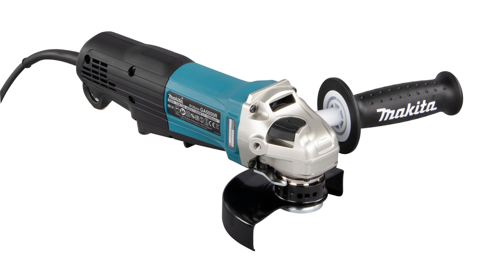 Угловая шлифовальная машина электрическая Makita GA5050R 1300 Вт, 125 мм, 11000 об/мин