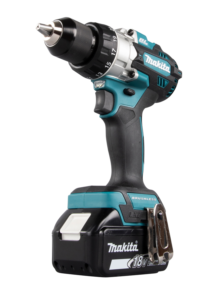 Дрель-шуруповерт аккумуляторная Makita DDF486RT LXT BL 18В, 1х5.0 Ач Li-ion, 130 Нм, 2100 об/мин