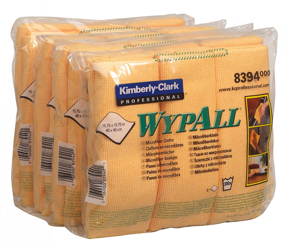 Суперсалфетка из микрофибры Kimberly-Clark Wypall® Microfiber Cloths 8394