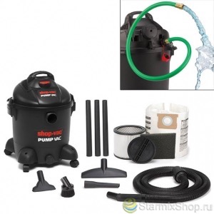 Пылесос сухой и влажной уборки со встроенной водяной помпой Shop-Vac Pump Vac 30 арт  5873842