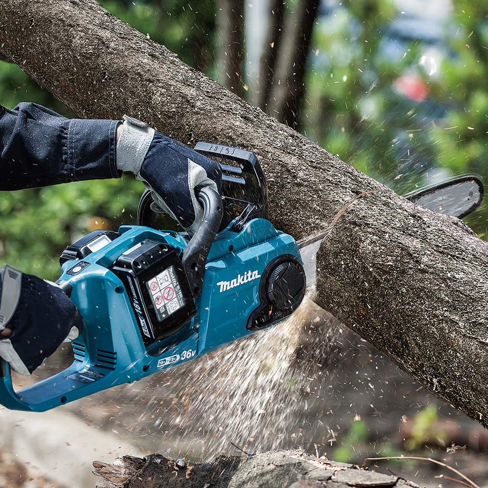 Пила цепная аккумуляторная Makita DUC353Z LXT 18В X2, 20 м/с, 35 см, без акб и ЗУ
