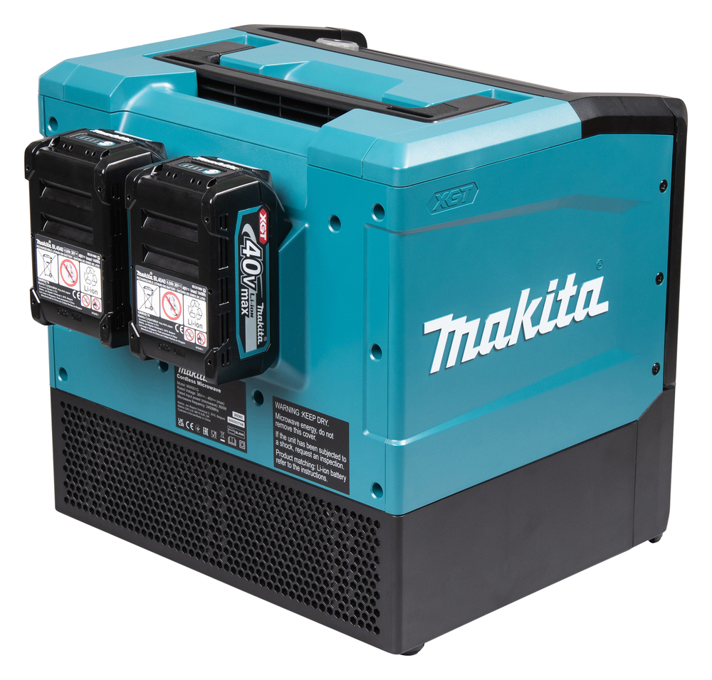 Микроволновая печь аккумуляторная MW001GZ XGT 40В, 500/350 Вт, 8л, USB, подсветка, без акб и ЗУ