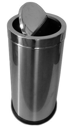 Урна с качающейся крышкой 30л., 01.08