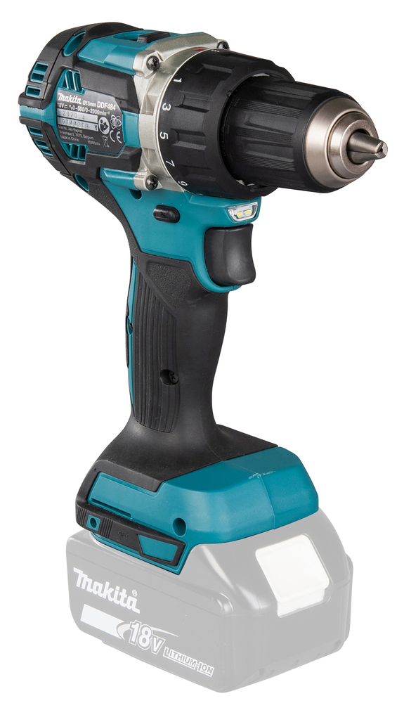 Дрель-шуруповерт аккумуляторная Makita DDF484Z LXT 18В, 54 Нм, 2000 об/мин, без акб и ЗУ