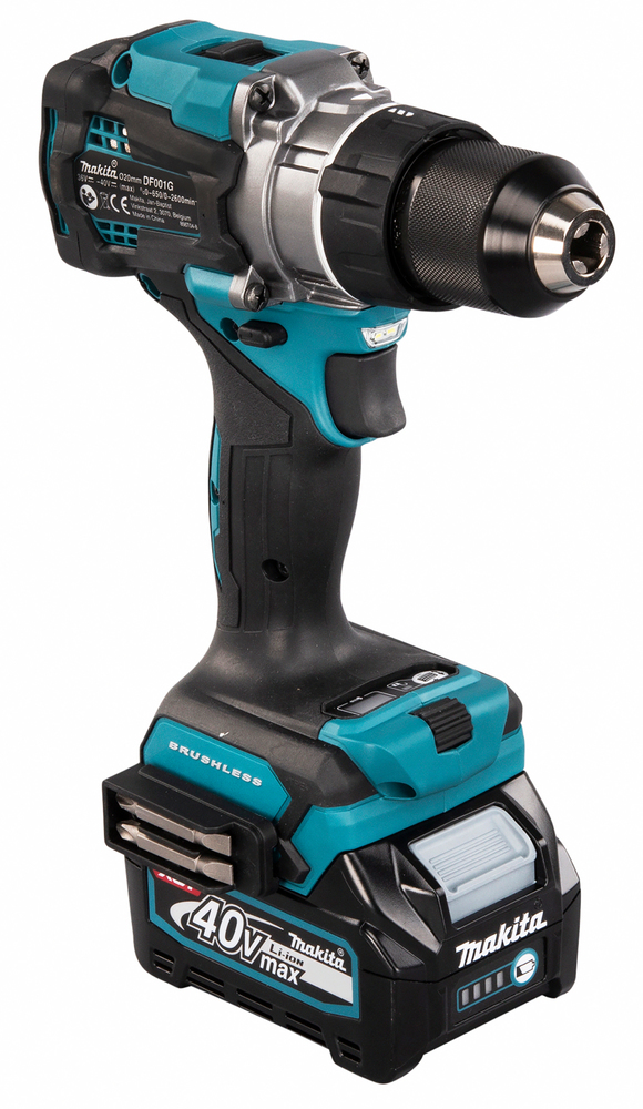 Дрель-шуруповерт аккумуляторная Makita DF001GD201 XGT 40В, 2х2.5 Ач Li-ion, 140 Нм, 2600 об/мин