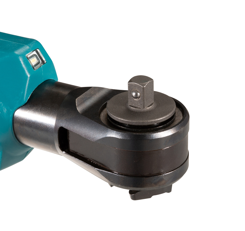 Угловой гайковерт трещетка аккумуляторный Makita DWR180RF LXT 18В, 1х3.0 Ач, 3/8\" и 1/4\", 47.5 Нм, 0 – 800 об/мин