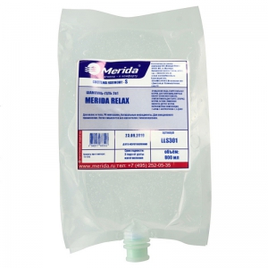 Шампунь гель 2в1 "MERIDA HARMONY-S RELAX" (картридж 800 мл.) LLS301