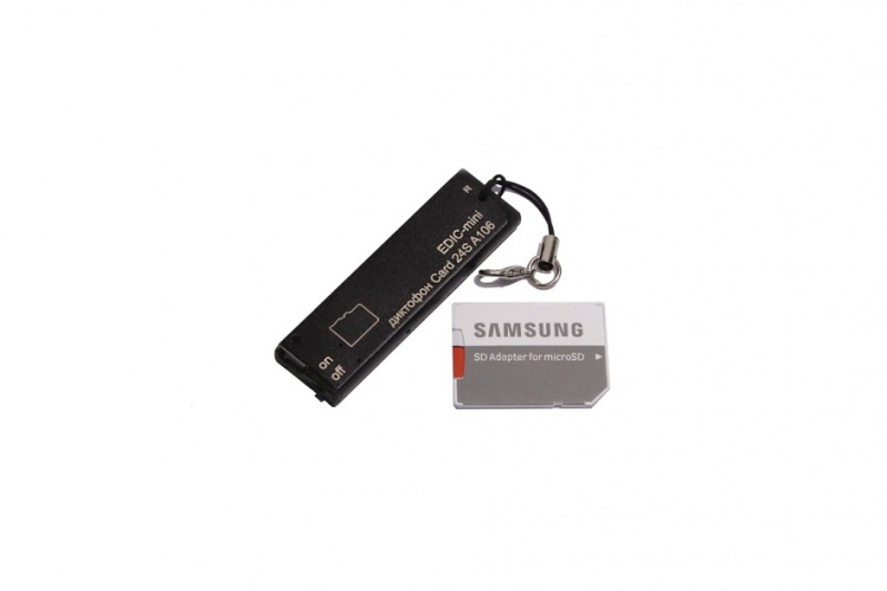 Мини диктофон Edic-Mini Card24S A106