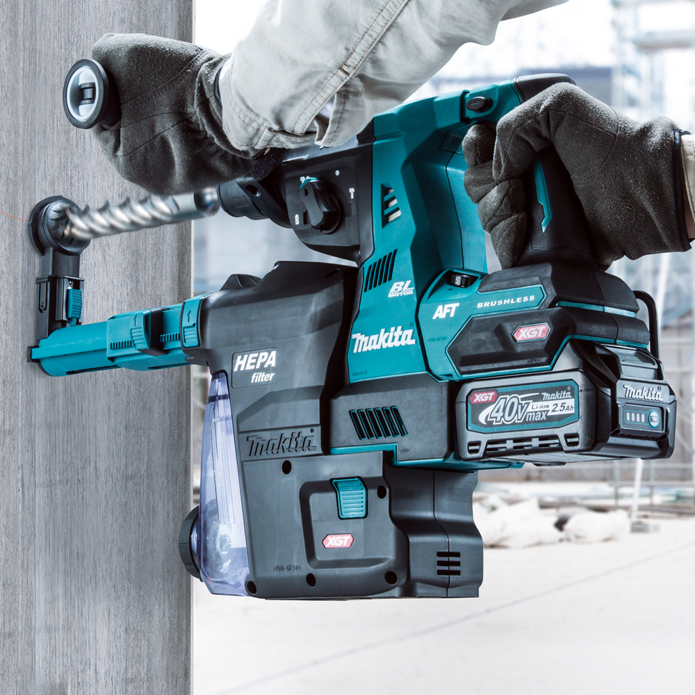 Перфоратор аккумуляторный Makita HR001GZ XGT 40В, 28 мм, 2,8 Дж, SDS-PLUS, без акб и ЗУ