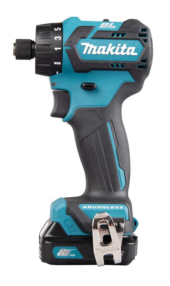 Дрель-шуруповерт аккумуляторная Makita DF032DWME CXT 10.8В, 2х4.0 Ач Li-ion, 35 Нм, 1500 об/мин