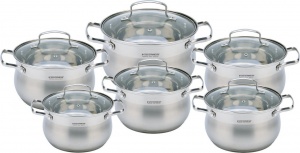 Набор кастрюль  VS-50627 12 предметов GLORIA