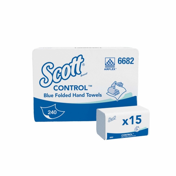 Бумажные полотенца в пачках Kimberly-Clark SCOTT Extra 6682
