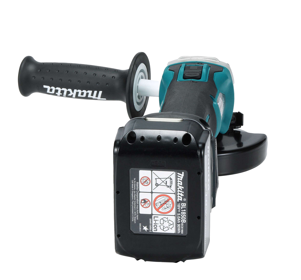 Угловая шлифмашина аккумуляторная Makita DGA512ZU LXT 18В, 125 мм, 3000 - 8500 об/мин, без акб и ЗУ