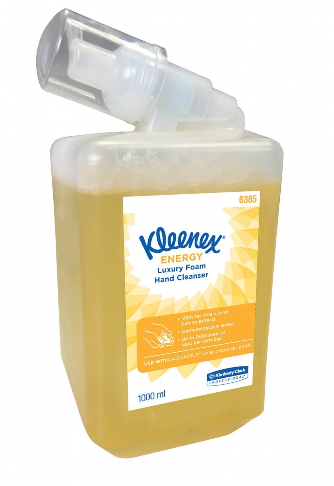 Жидкое мыло Kimberly-Clark пенное в кассетах Kleenex ENERGY Luxury 6385