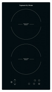 Керамическая варочная панель домино Zigmund & Shtain CI 33.3 B/W