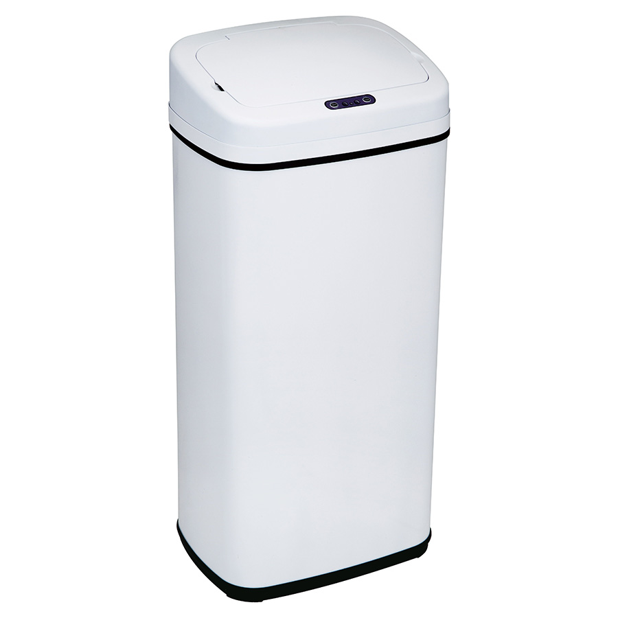 Урна сенсорная с автоматически открывающейся крышкой AGB-50W (белая)