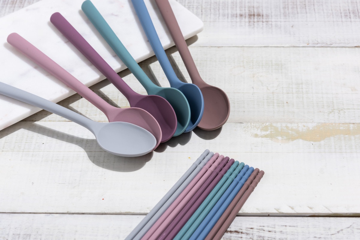 Силиконовая ложка KF Pastel