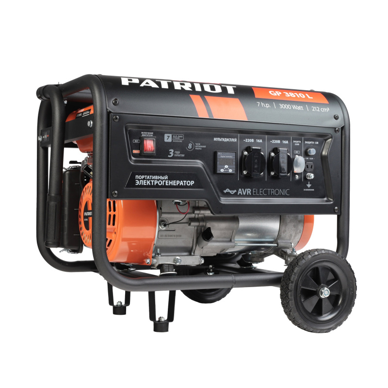 Генератор бензиновый PATRIOT  GP 3810 L