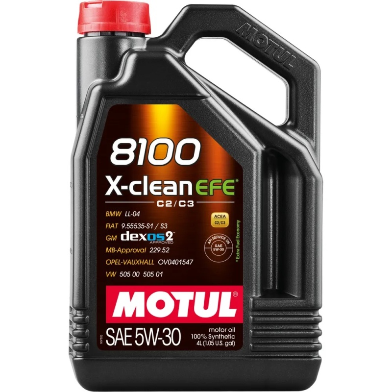 Моторное масло MOTUL 8100 X-clean EFE 5W-30 (4 л.)
