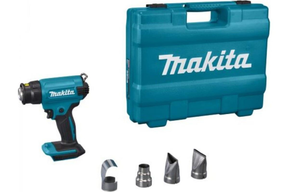 Строительный фен аккумуляторный Makita DHG180ZK LXT 18В, 550°C, без акб и ЗУ
