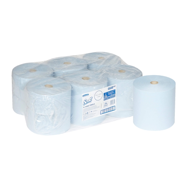 Бумажные полотенца в рулонах Kimberly-Clark Scott XL 6688