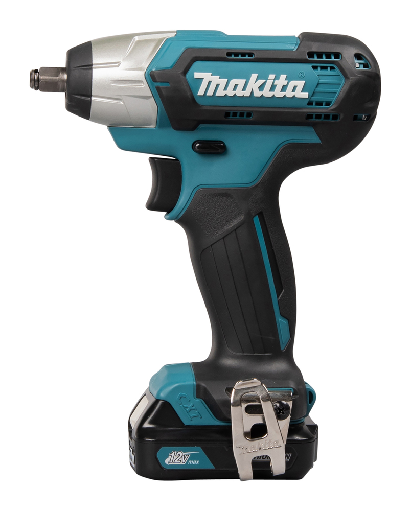 Гайковерт ударный аккумуляторный Makita TW140DWAE CXT 10.8В, 2х2.0 Ач, 3/8\", 140 Нм, 0 – 2600 об/мин