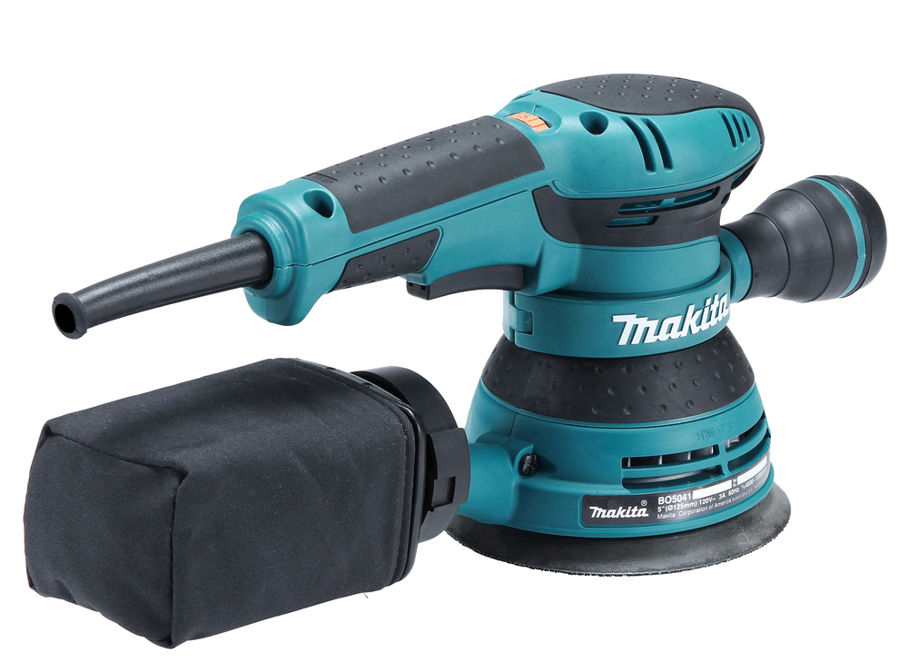 Эксцентриковая шлифовальная машина электрическая Makita BO5041 300 Вт, 125 мм, 4000-12000 об/мин