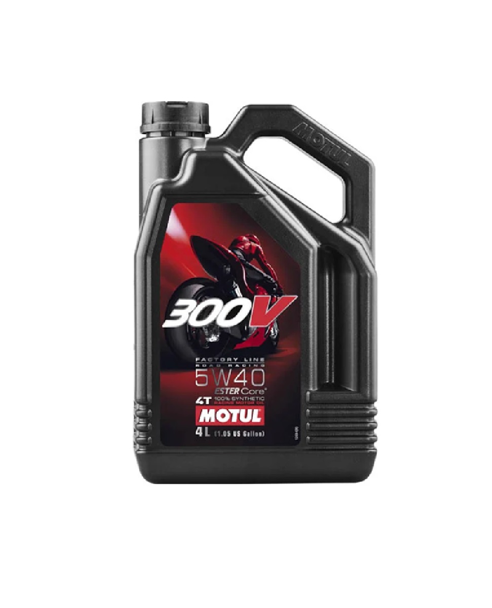 Моторное масло MOTUL 300V FL ROAD RACING 4T 5W40 (4 л.)