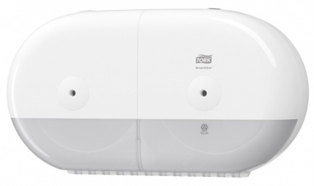 682000 Tork SmartOne® двойной диспенсер для т.бумаги в мини-рулонах