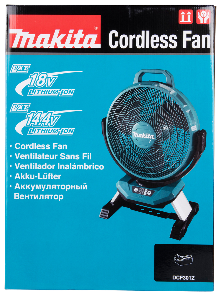 Вентилятор аккумуляторный Makita DCF301Z LXT 18В, 240 м/мин, без акб и ЗУ