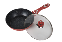 Сковорода 28 см BEKKER глубокая с крышкой