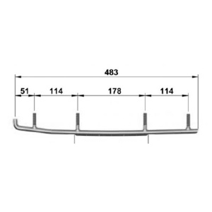 Коньки лыж усиленные 160 мм Sledex для Arctic Сat, Bearcat, Pantera