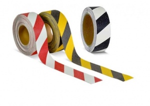 Сигнальная противоскользящая лента «AntiSlip Systems». КРУПНОЙ ЗЕРНИСТОСТИ (60 grit).