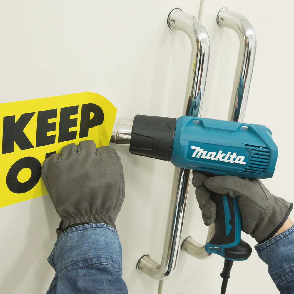 Строительный фен Makita HG5030K 1600 Вт, 300-500 л/мин, 350-500°C