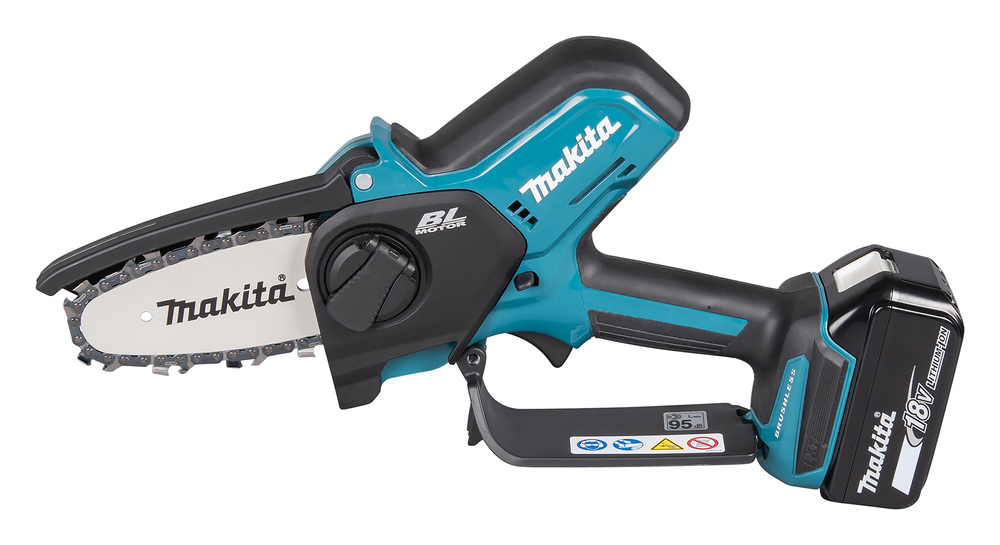 Пила цепная аккумуляторная Makita DUC101Z LXT BL 18В, 320 Вт, 4"/10 см, 0,325", 1,1 мм, 8 м/с, XPT, без акб и ЗУ