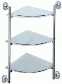 Полка 3-х ярусная 25х25см Ledeme L1907-3