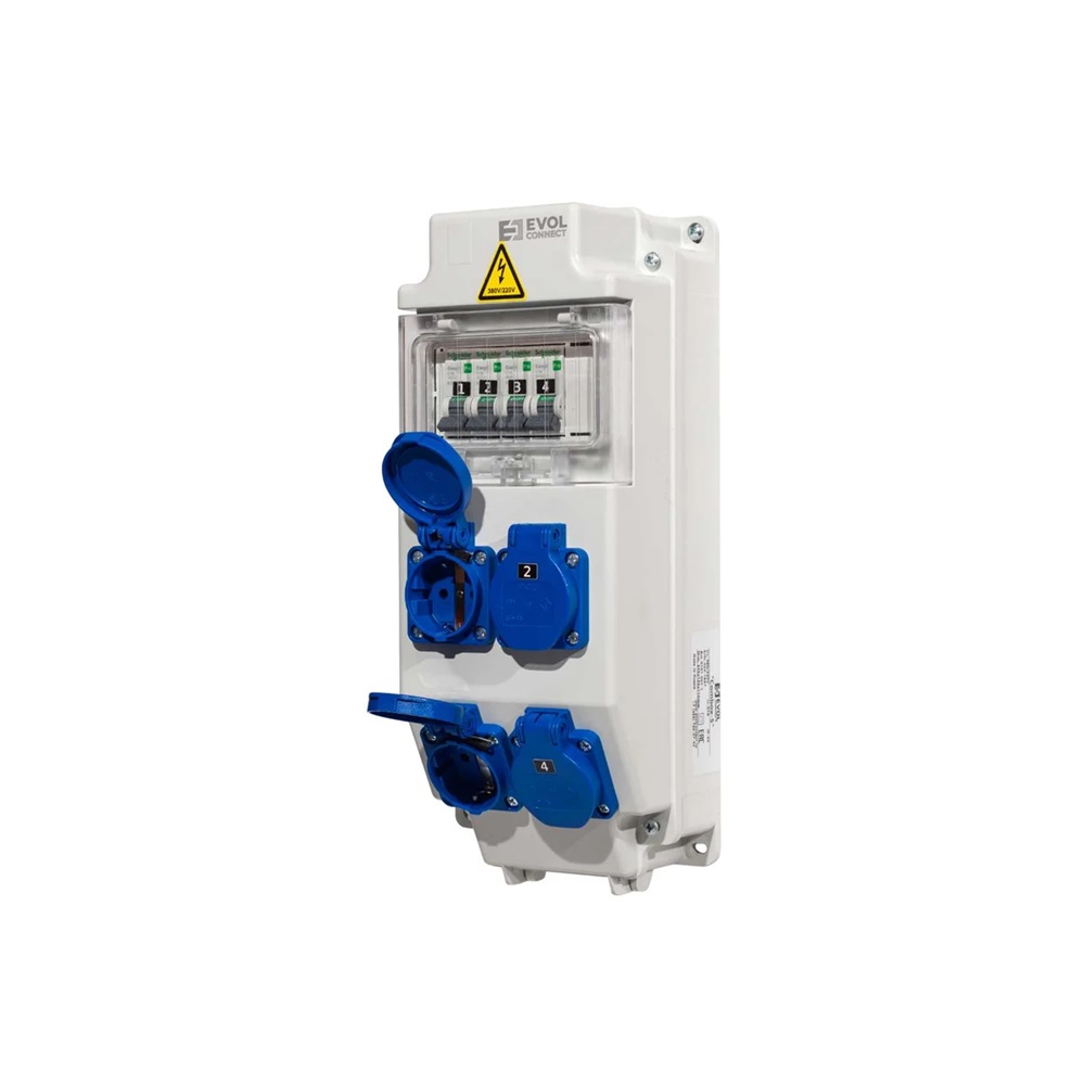 Навесной щит с розетками 220В EVOL COMBOX 5 0101-001-1