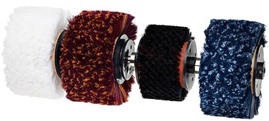 Комплект 4 щетки 210*100 мм в сборе с валом Eco Line Люкс 4