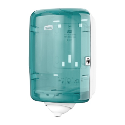 473167 Диспенсер бирюзовый Tork Reflex мини с центральной вытяжкой