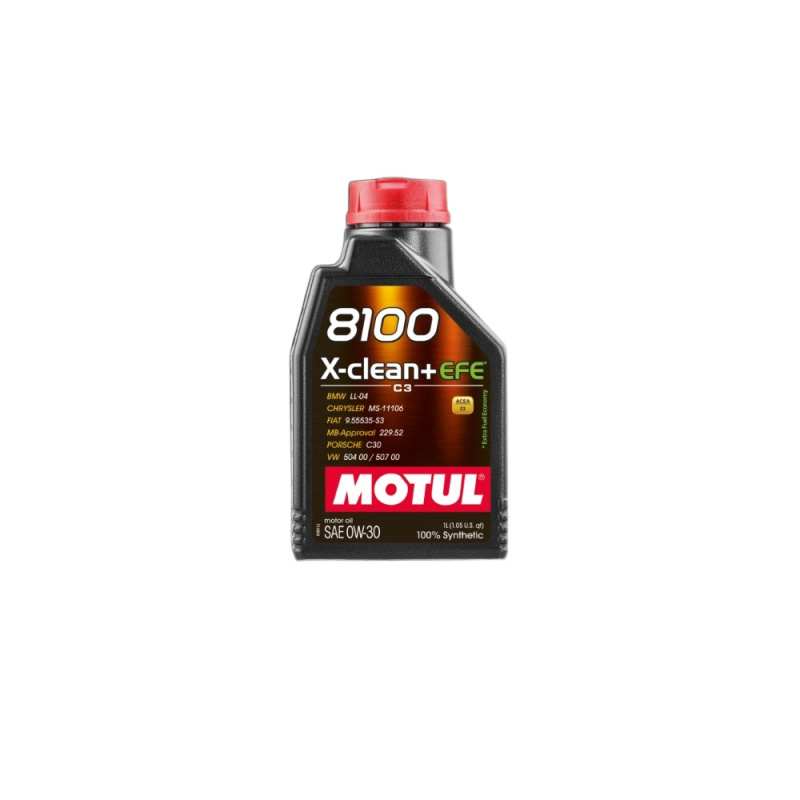 Моторное масло MOTUL 8100 X-clean + EFE 0W30 (1 л.)