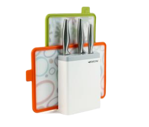 Набор разделочных досок с подставкой для ножей Gochu Naturnic 