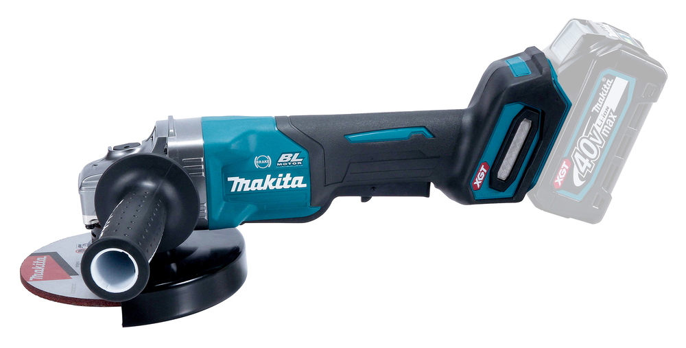 Угловая шлифмашина аккумуляторная Makita GA036GZ XGT BL 40В, 150 мм, 8500 об/мин, без акб и ЗУ