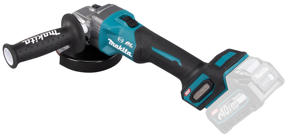 Угловая шлифмашина аккумуляторная Makita GA005GZ XGT BL 40В, 125 мм, 8500 об/мин, без акб и ЗУ