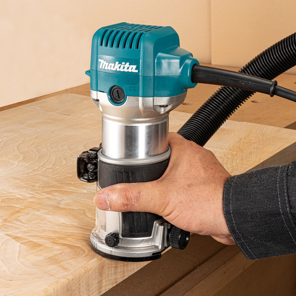 Фрезер кромочный электрический Makita RT0702CX2 710 Вт, 6-8 мм, 10000-30000 об/мин