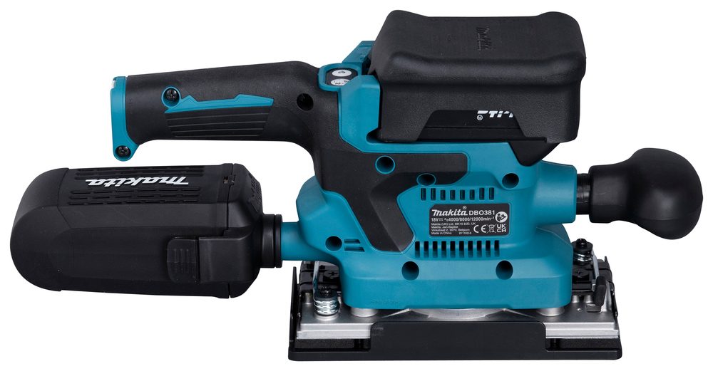 Вибрационная шлифмашина аккумуляторная Makita DBO381ZU LXT 18В, 12000 об/мин, без акб и ЗУ