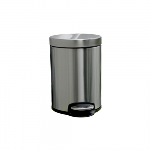 Корзина MERIDA SILENT с педалью металлическая матовая 5 л KIM413