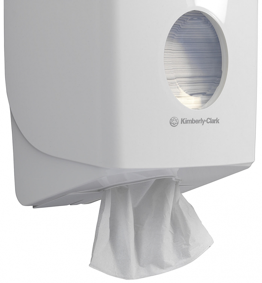 Диспенсер для туалетной бумаги в пачках Kimberly-Clark AQUARIUS белый 6946