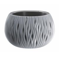 Кашпо для цветов Prosperplast Sandy Bowl 9л, серый