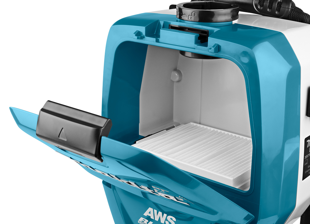 Пылесос ранцевый аккумуляторный Makita DVC265ZXU LXT 18В X2,  11 кПа, 2 л, без акб и ЗУ