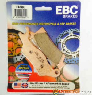 Колодки тормозные EBC для Outlander/Renegade 1001 f/l&r/l